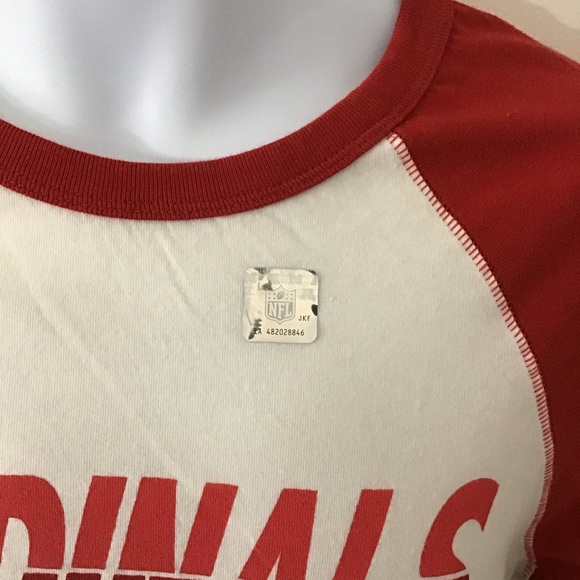Junk Food NFL Arizona Cardinals 3/4 Sleeve Shirt M - Picture 3 of 8